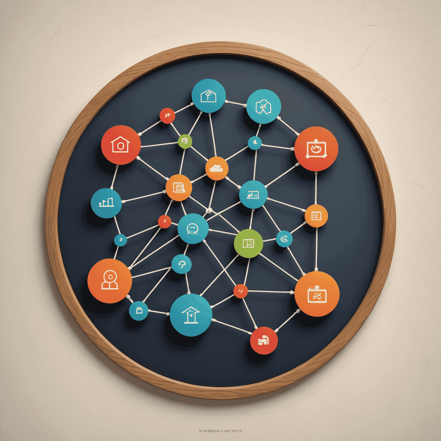Simple IP Discovery logo featuring a stylized network diagram with connected nodes